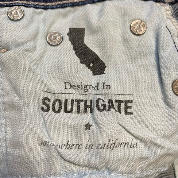 Ag Adriano Goldschmied 'Janis' High Rise Flare Blue Distressed Jeans ** - Picture 8 of 8